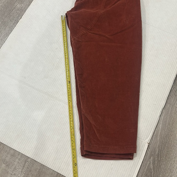 NWOT FREE PEOPLE Bay To Breakers Soft Corduroy Cargo Pants In Roasted Russet S - Picture 14 of 17